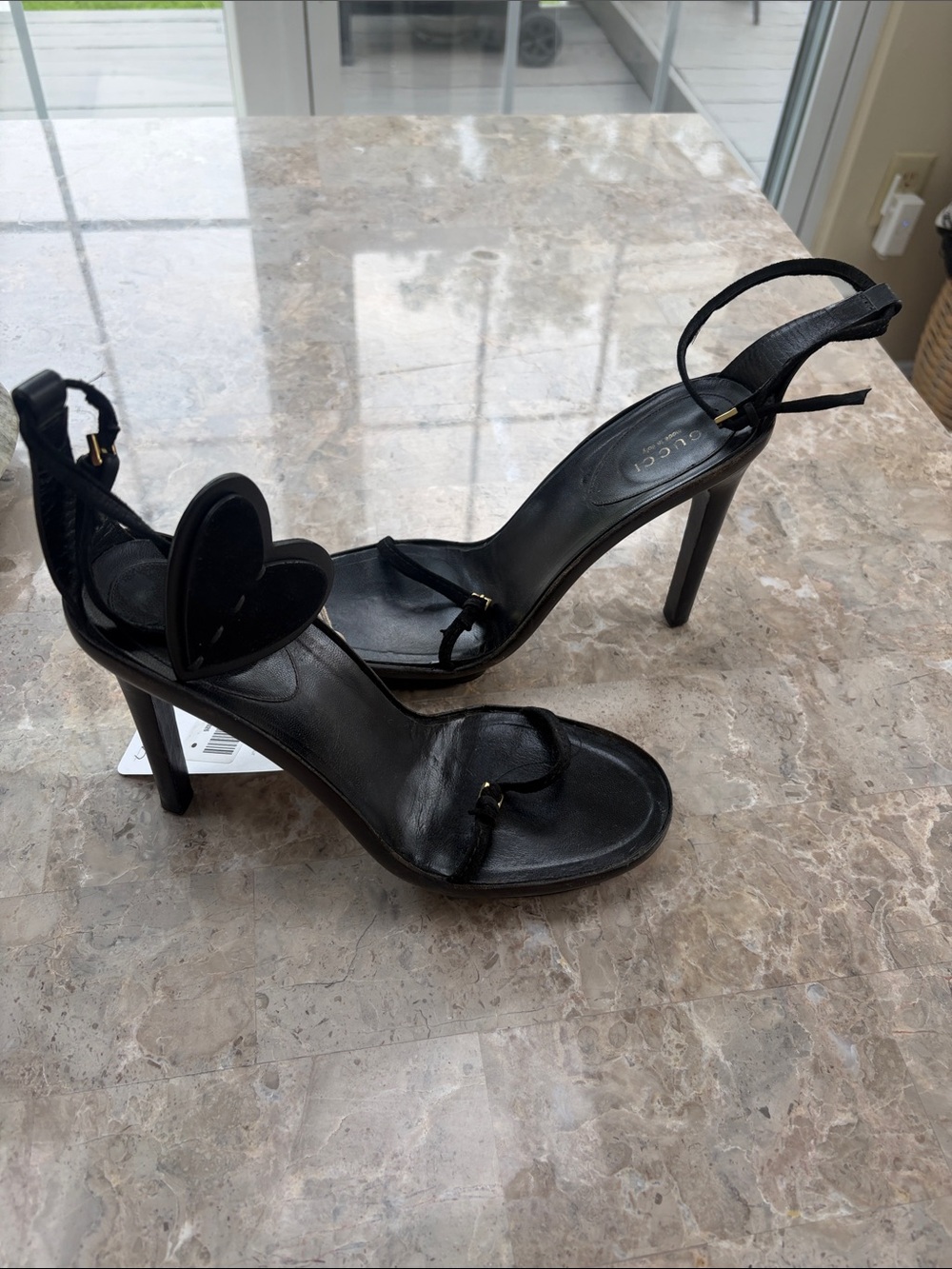 Gucci Archive Tom Ford Heart Heel Sz 38.5